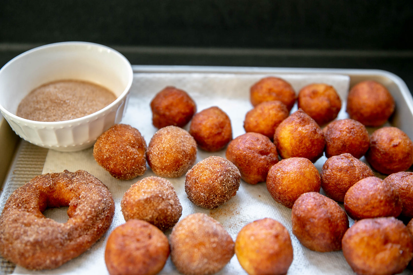 Cinnamon Sugar Donut Holes