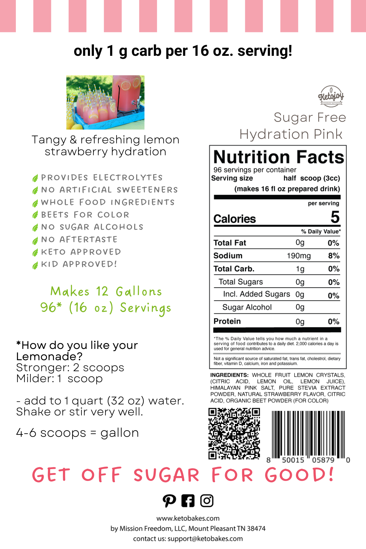 HYDRATION - Pink Lemonade