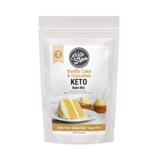 Vanilla Cake & Cupcakes Mix - 2g net carb