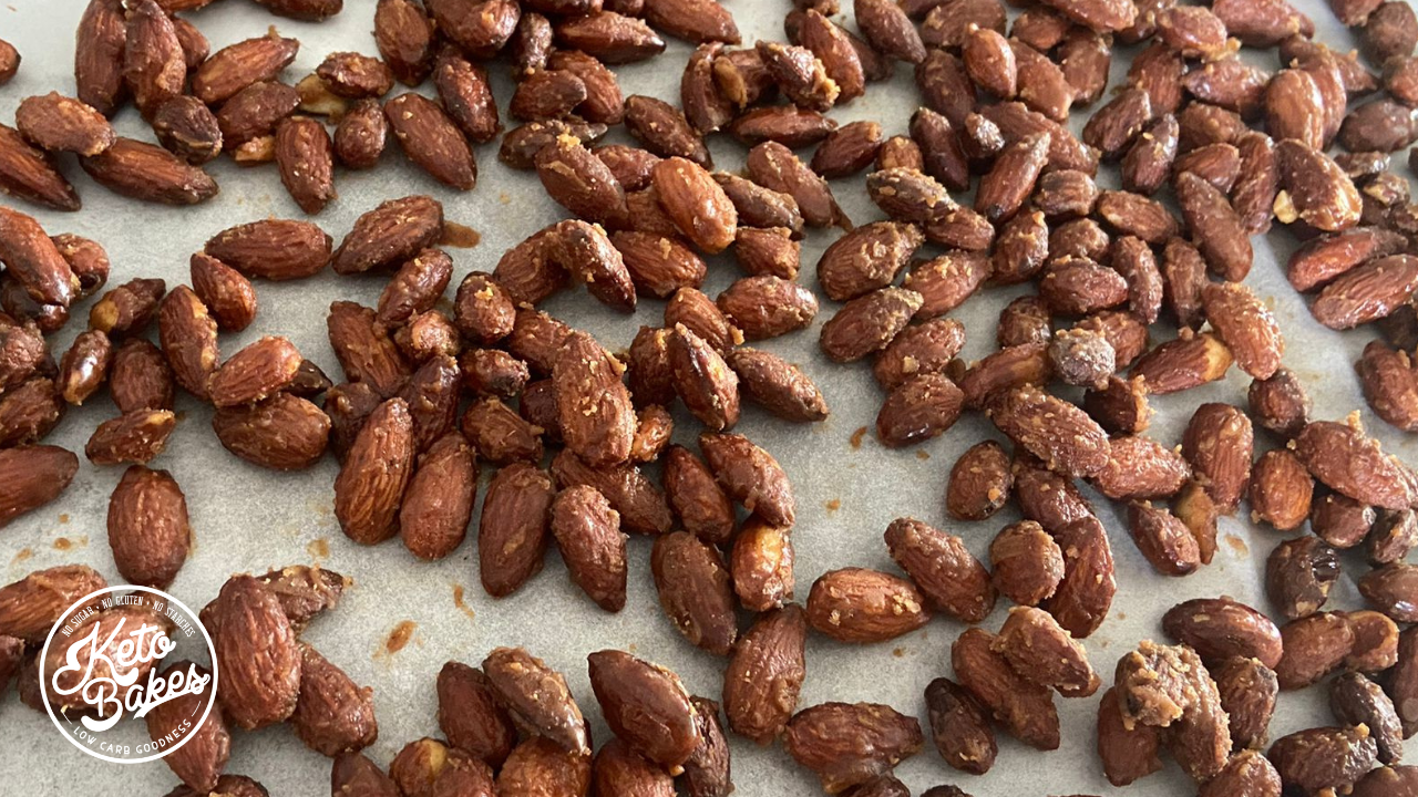 Old World Cinnamon Vanilla Glazed Almonds - Keto Sugar Free - Blood ...