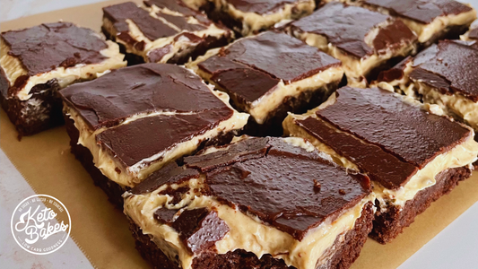 Peanut Butter Frosted Brownies