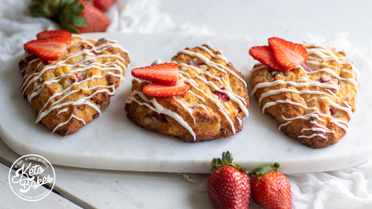 Strawberry Cream Cheese Scones Recipe