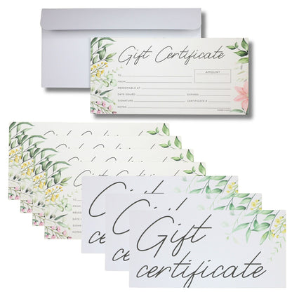 $100 Gift Certificate with Envelope