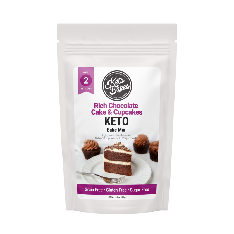 Rich Keto Chocolate Cake & Cupcakes Mix – KetoBakes
